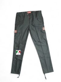 شلوار شش جیب آلفا ارشد ضخیم مشکی نمای جلو