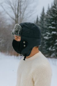 کلاه خلبانی خزدار ماسک دار اسکیمو