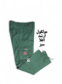 شلوار مولکول ارشد سبز کارگو هشت جیب